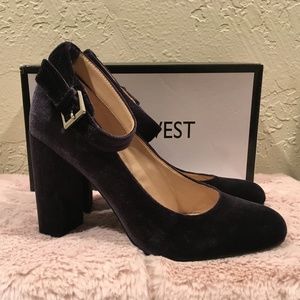NINE WEST louiza ankle strap pumps
